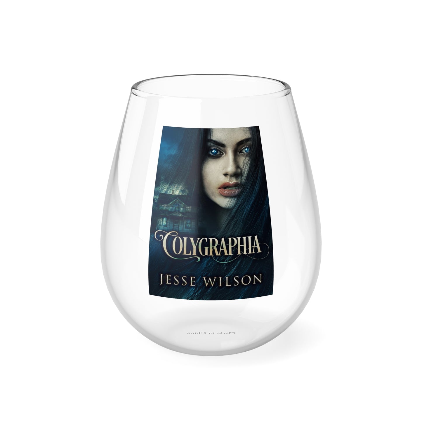 Colygraphia - Stemless Wine Glass, 11.75oz