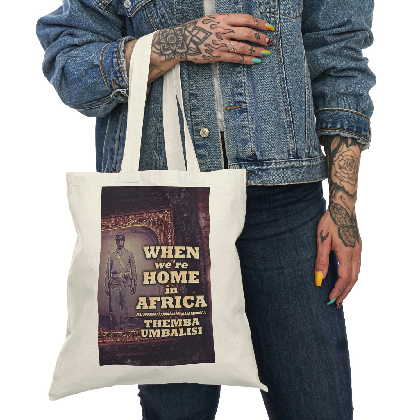 When We're Home In Africa - Natural Tote Bag