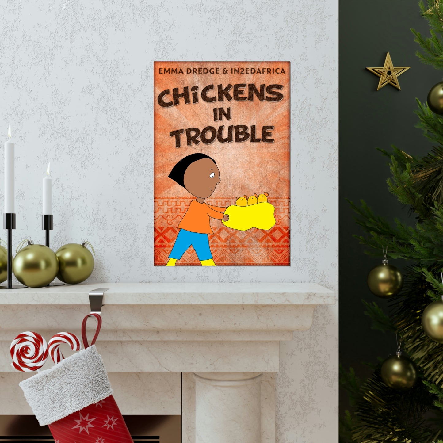 Chickens In Trouble - Matte Poster