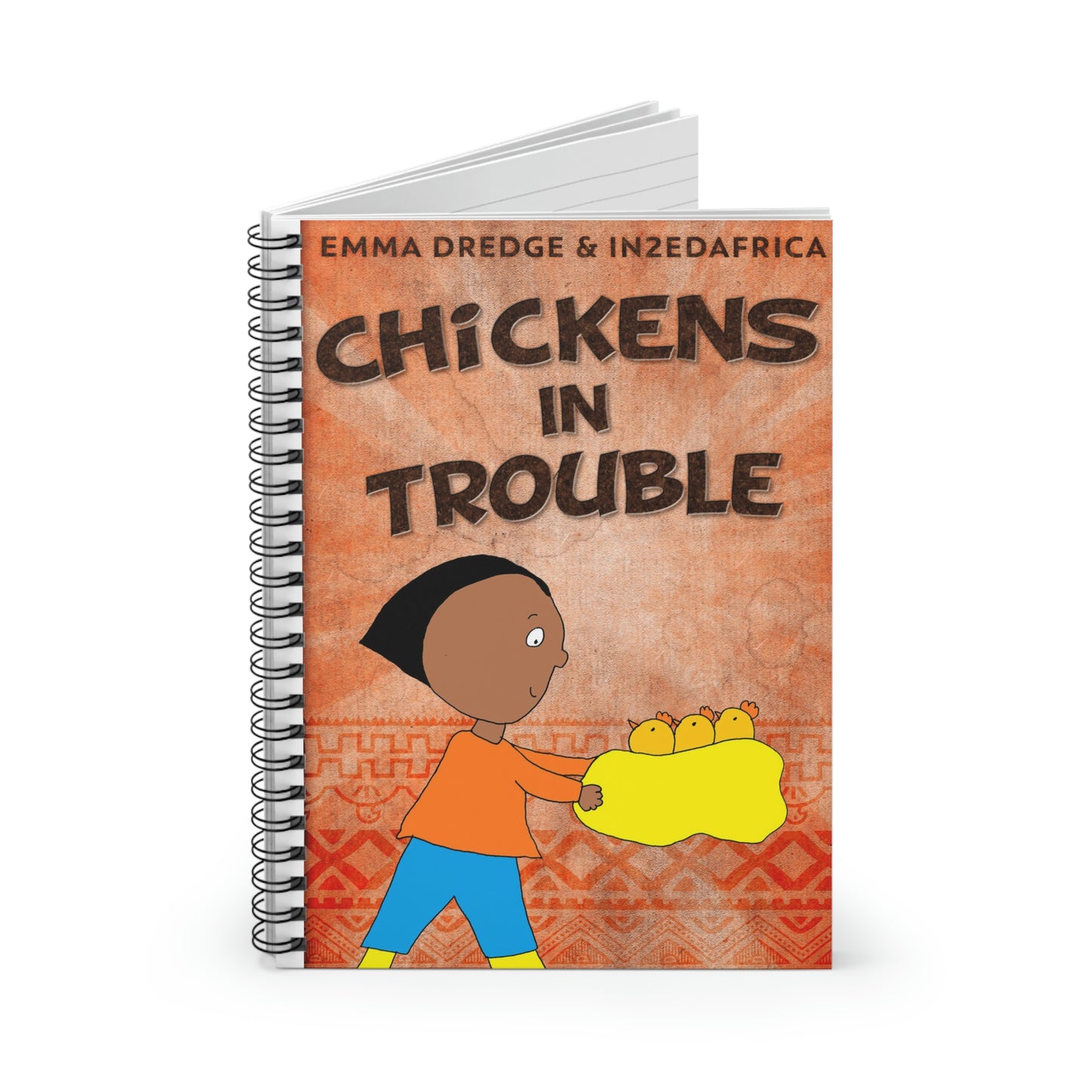 Chickens In Trouble - Spiral Notebook