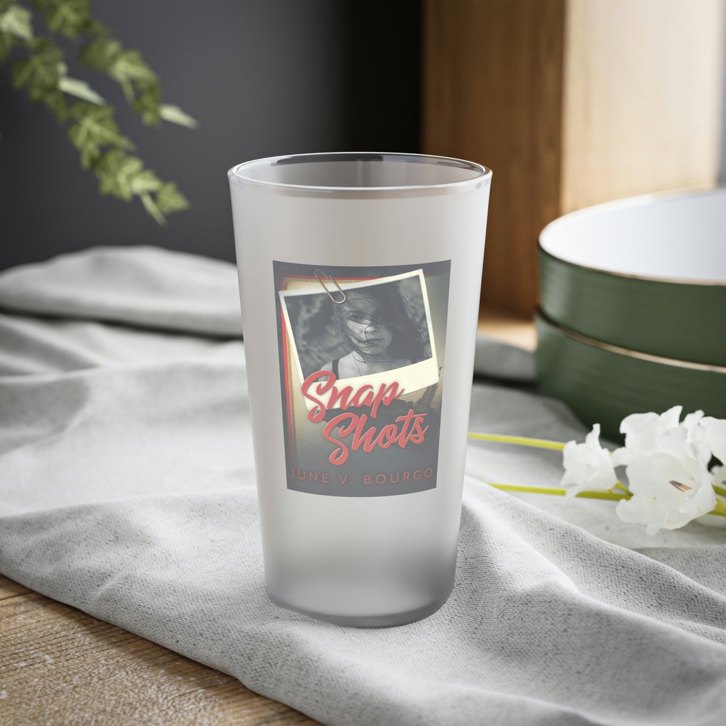 Snap Shots - Frosted Pint Glass