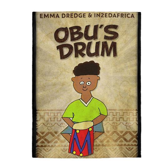 Obu's Drum - Velveteen Plush Blanket