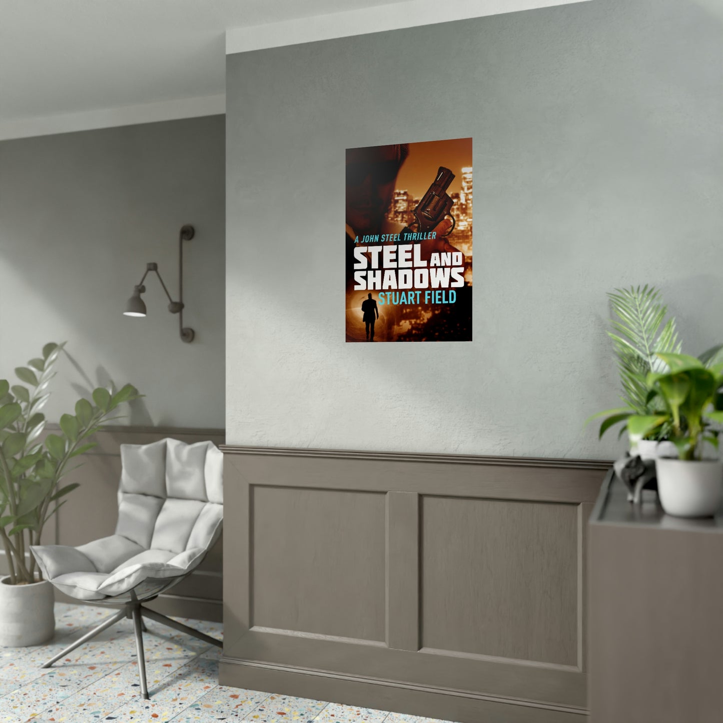 Steel And Shadows - Rolled Poster