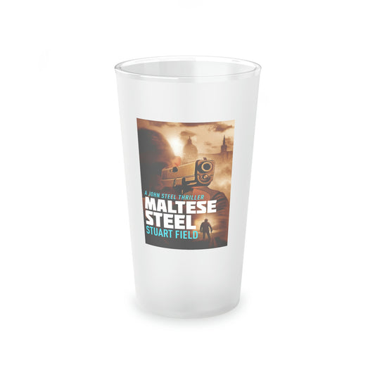 Maltese Steel - Frosted Pint Glass