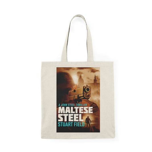 Maltese Steel - Natural Tote Bag