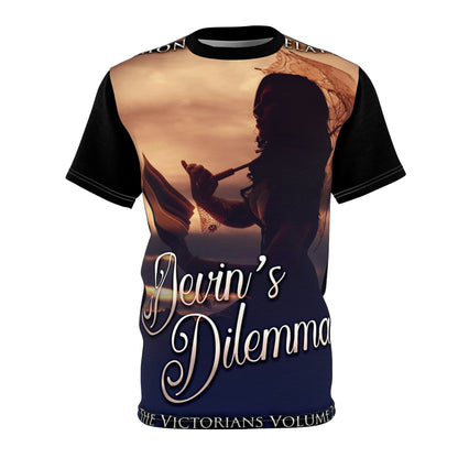 Devin's Dilemma - Unisex All-Over Print Cut & Sew T-Shirt