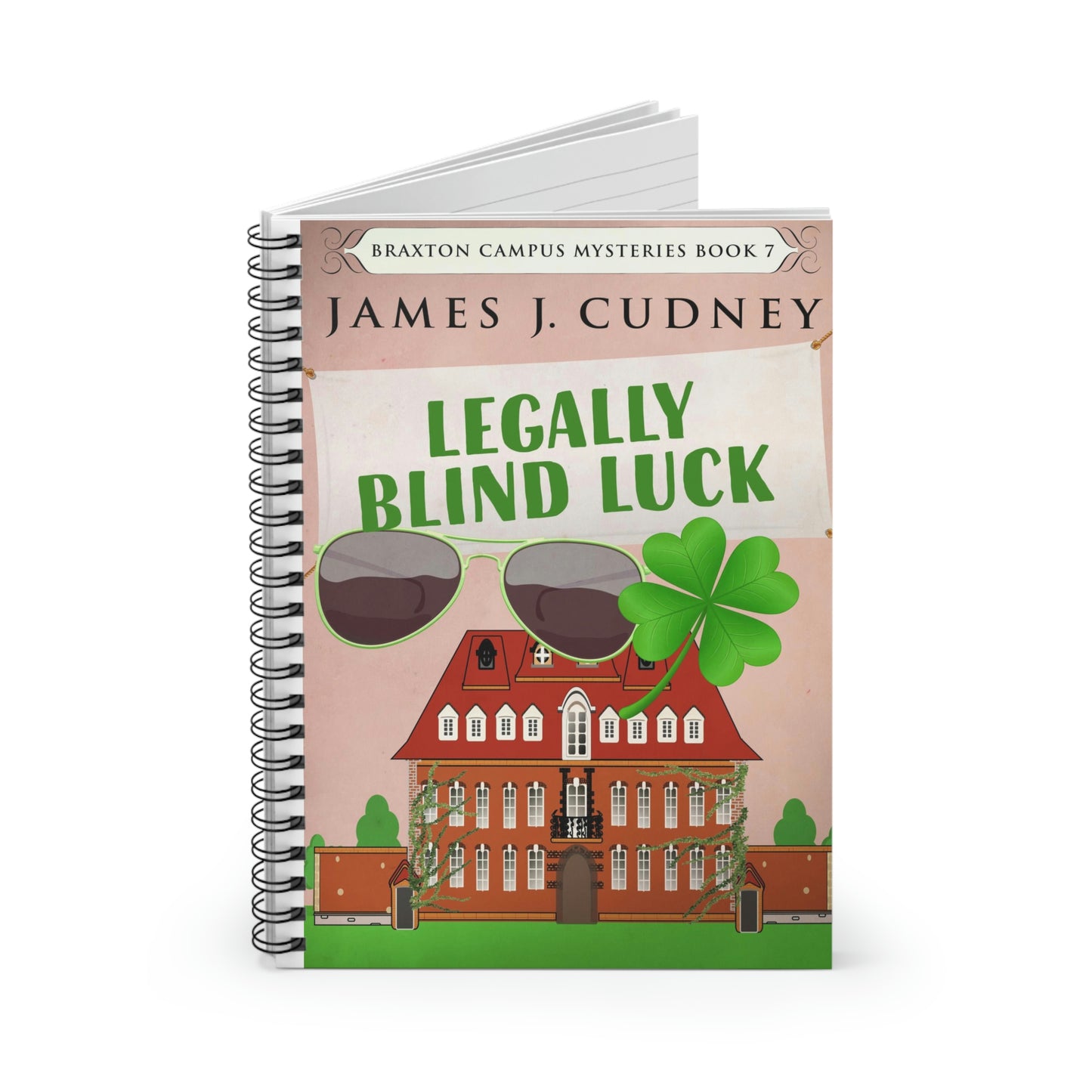 Legally Blind Luck - Spiral Notebook