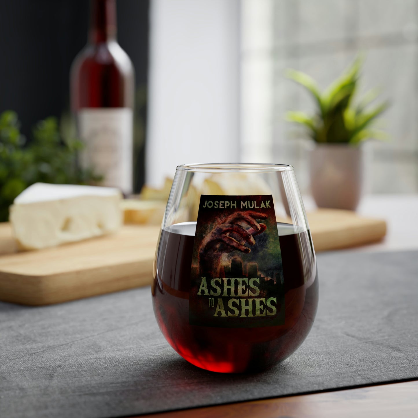 Ashes to Ashes - Stemless Wine Glass, 11.75oz