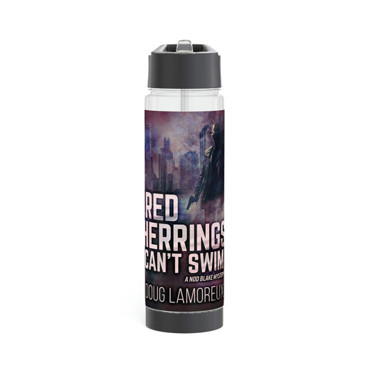 Red Herrings Can't Swim - Infuser Water Bottle