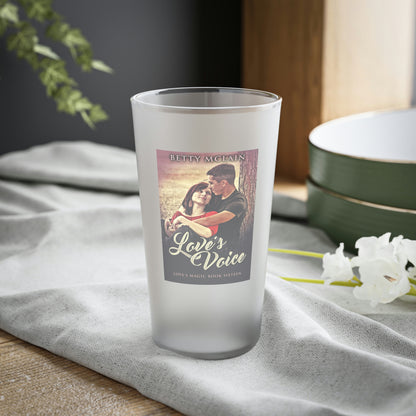 Love's Voice - Frosted Pint Glass