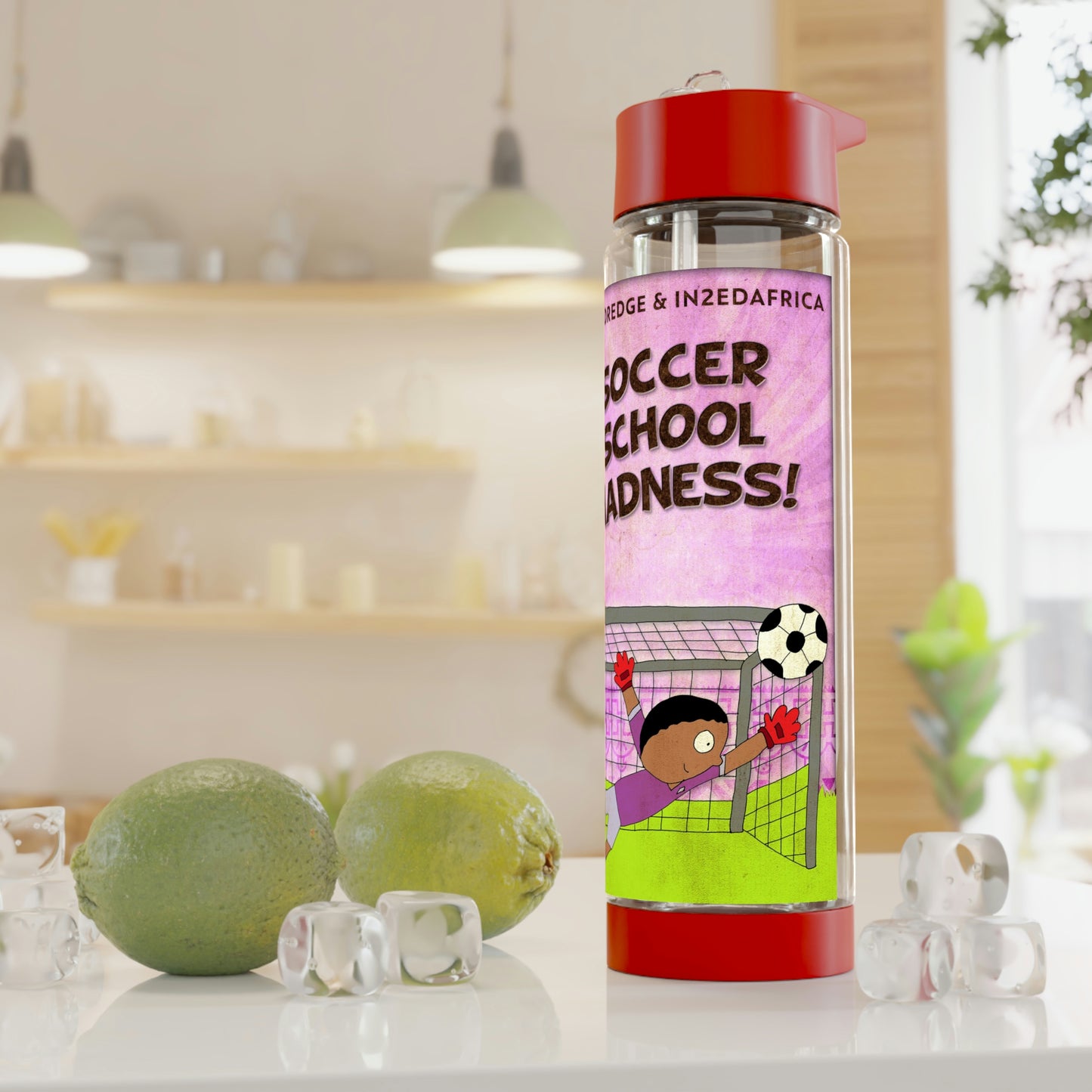 Soccer School Madness! - Infuser Water Bottle