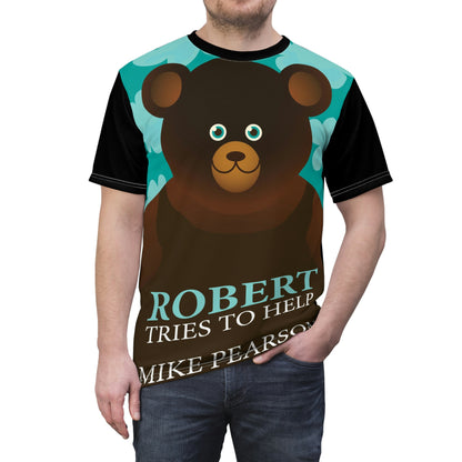 Robert Tries To Help - Unisex All-Over Print Cut & Sew T-Shirt