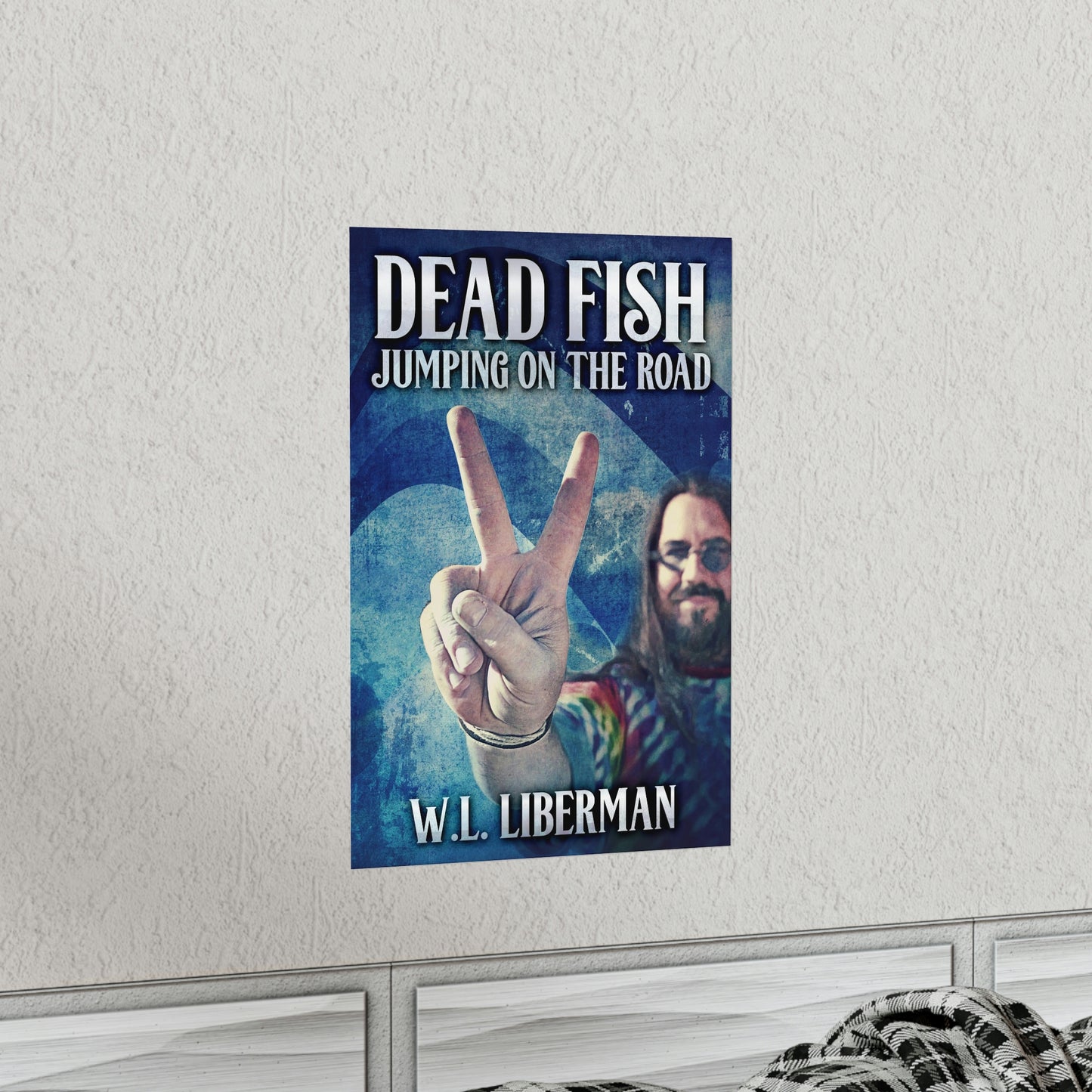 Dead Fish Jumping On The Road - Matte Poster