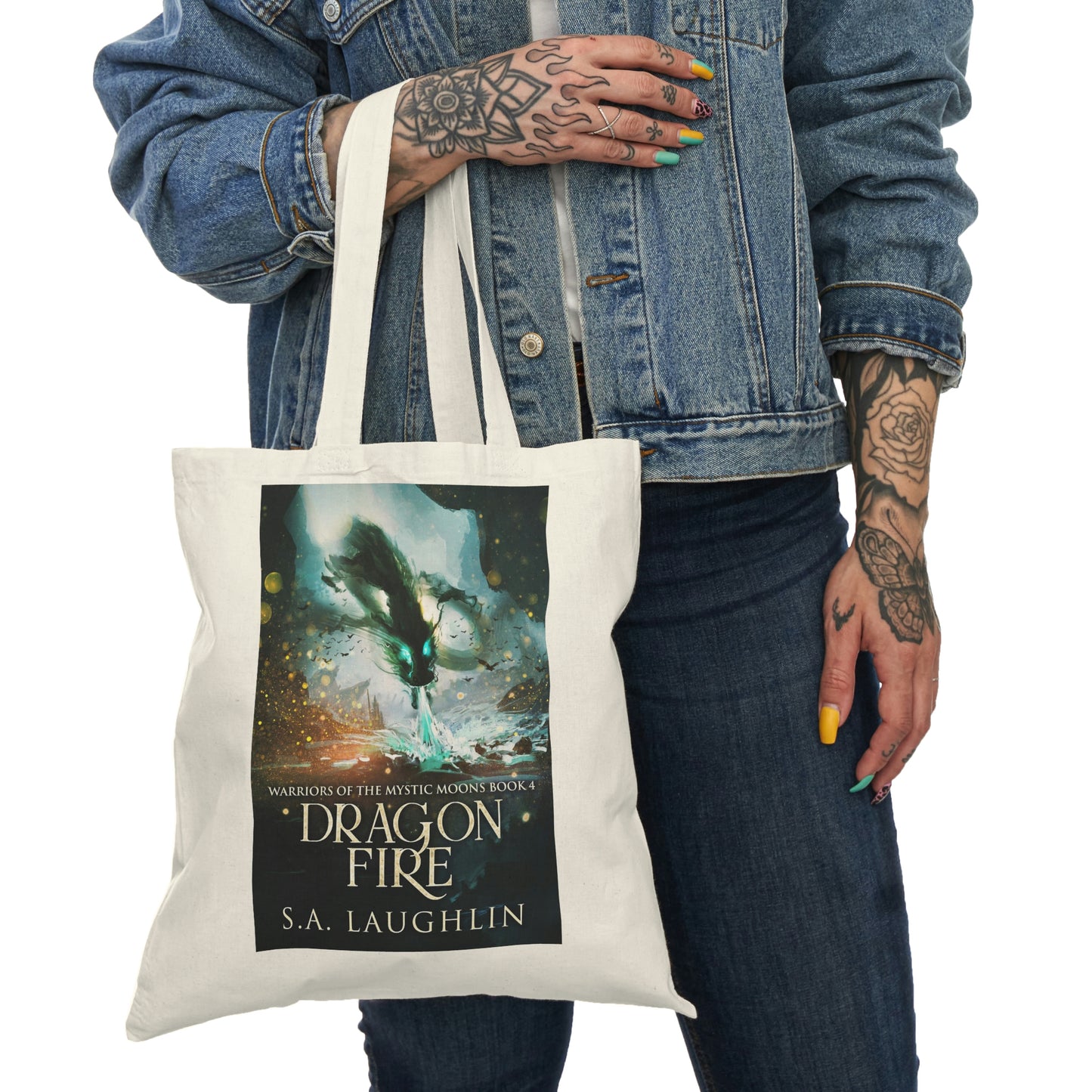 Dragon Fire - Natural Tote Bag