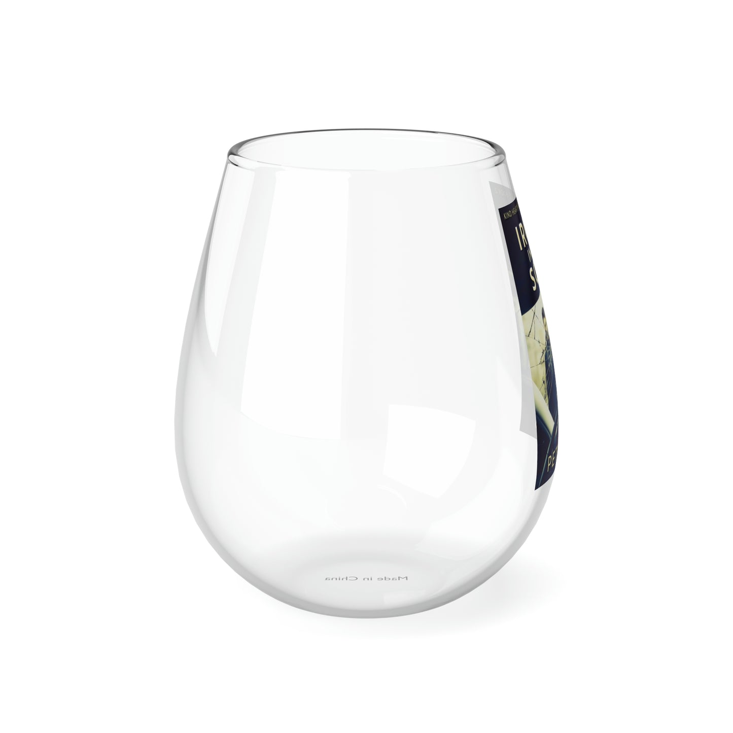 Irony In The Soul - Stemless Wine Glass, 11.75oz