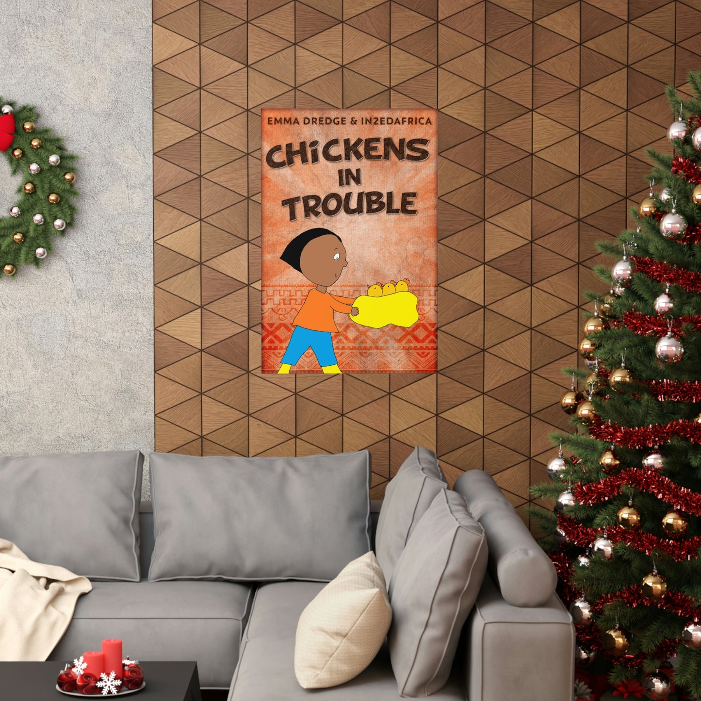 Chickens In Trouble - Matte Poster