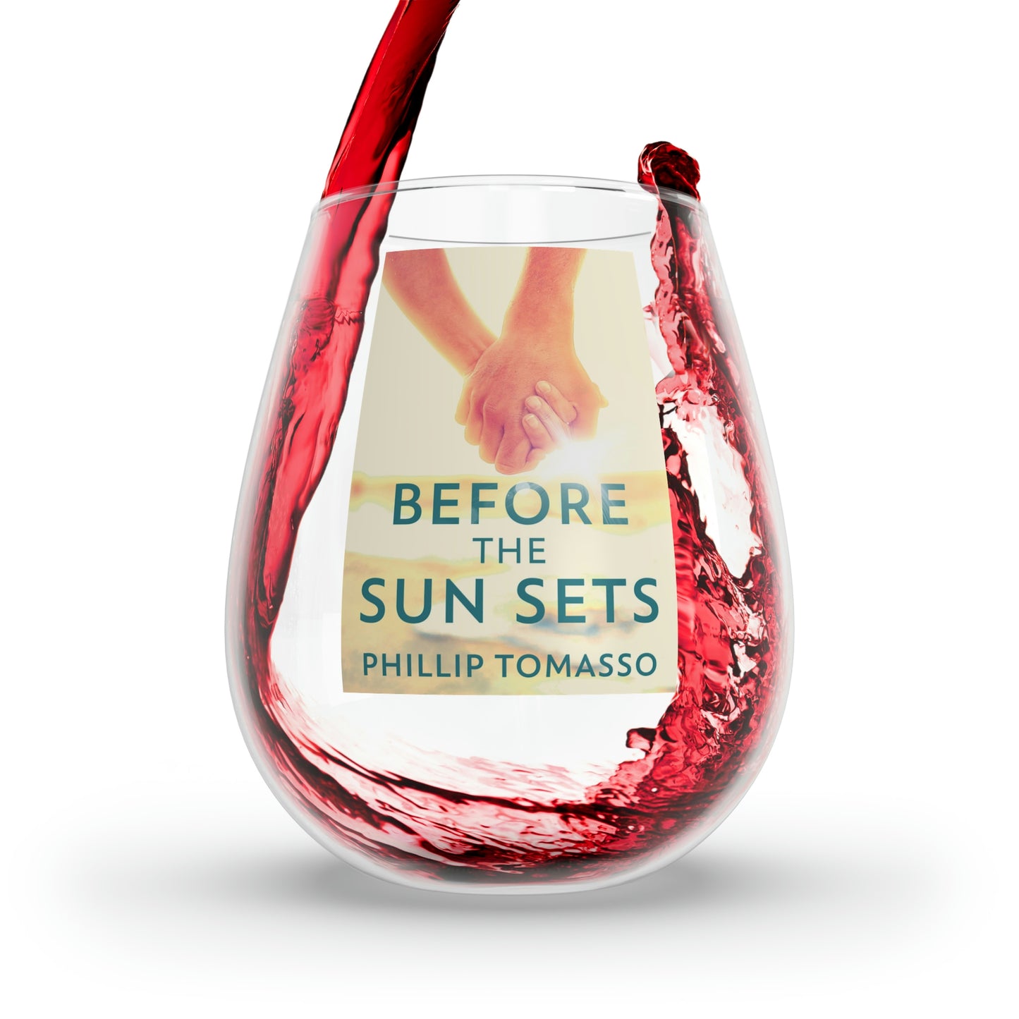 Before The Sun Sets - Stemless Wine Glass, 11.75oz