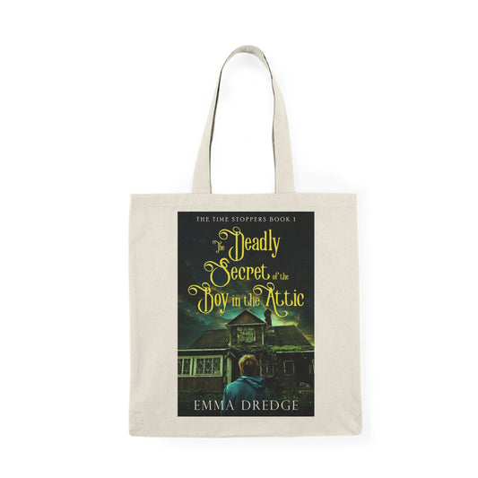 The Deadly Secret of the Boy in the Attic - Natural Tote Bag