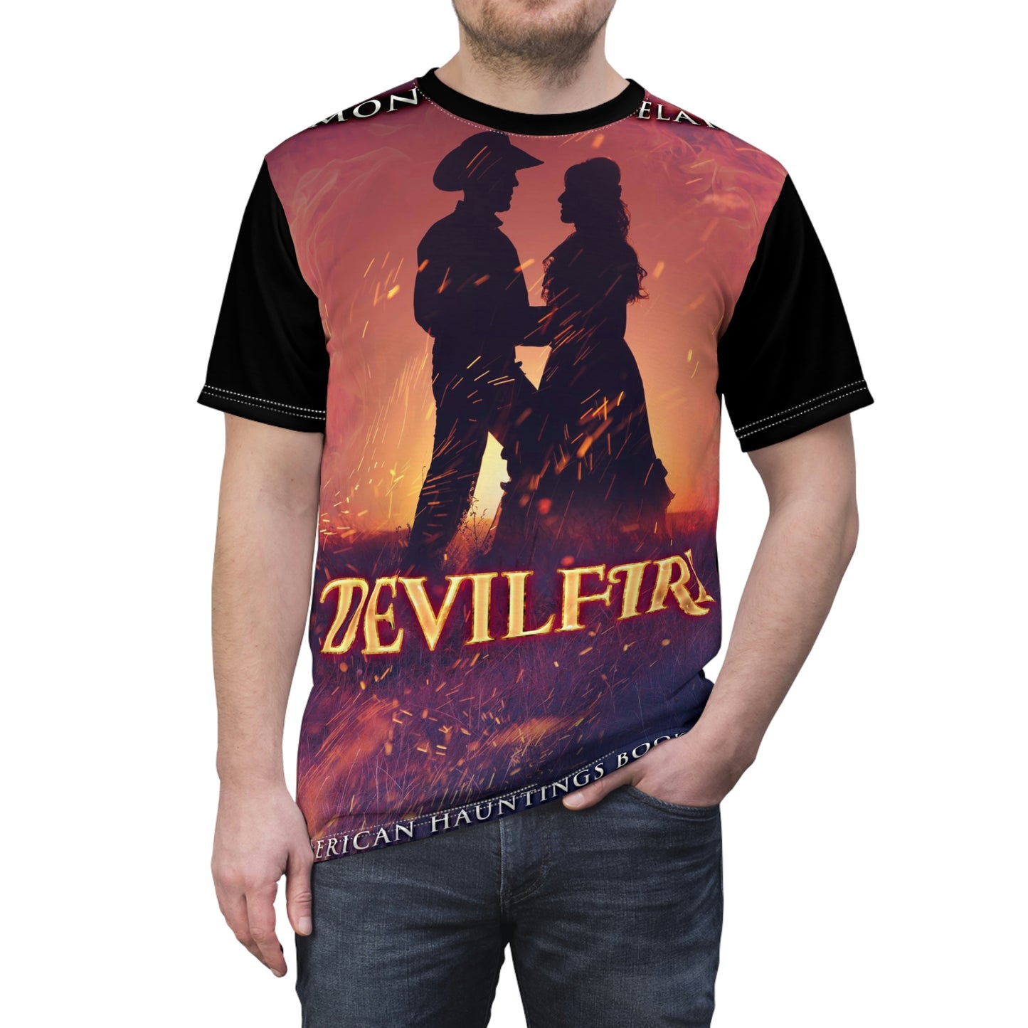 Devilfire - Unisex All-Over Print Cut & Sew T-Shirt