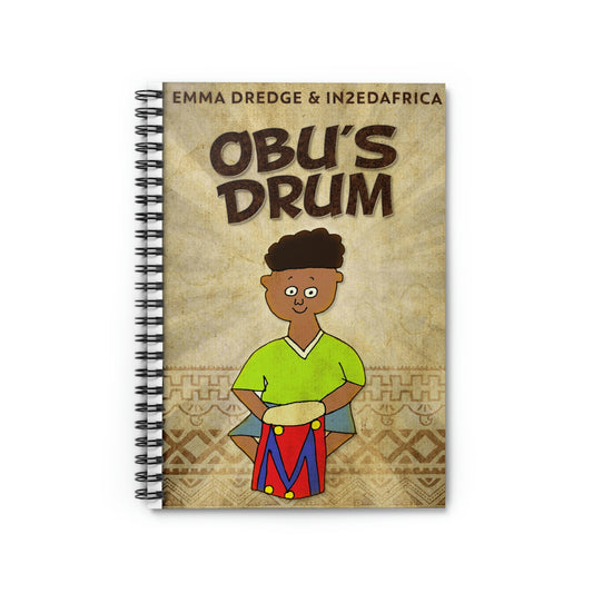 Obu's Drum - Spiral Notebook