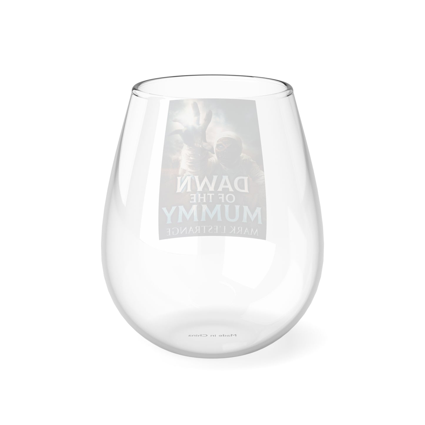 Dawn Of The Mummy - Stemless Wine Glass, 11.75oz