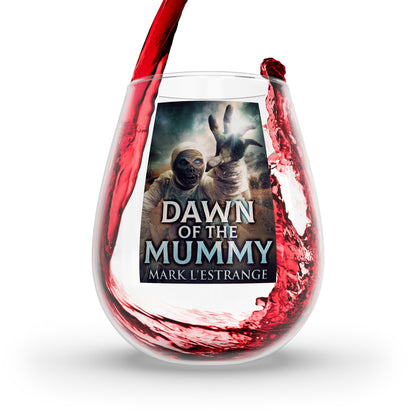 Dawn Of The Mummy - Stemless Wine Glass, 11.75oz