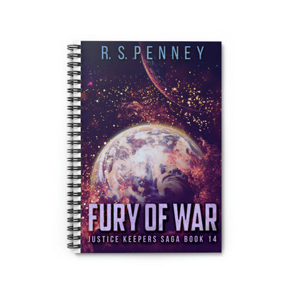 Fury Of War - Spiral Notebook