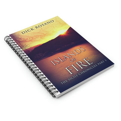 Islands Of Fire - Spiral Notebook