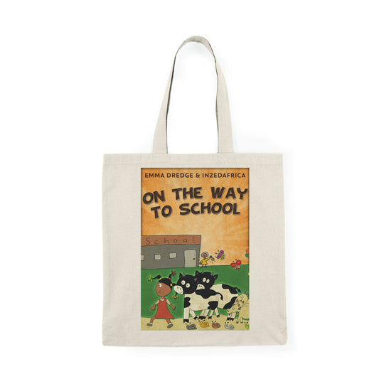 On The Way To School - Natural Tote Bag