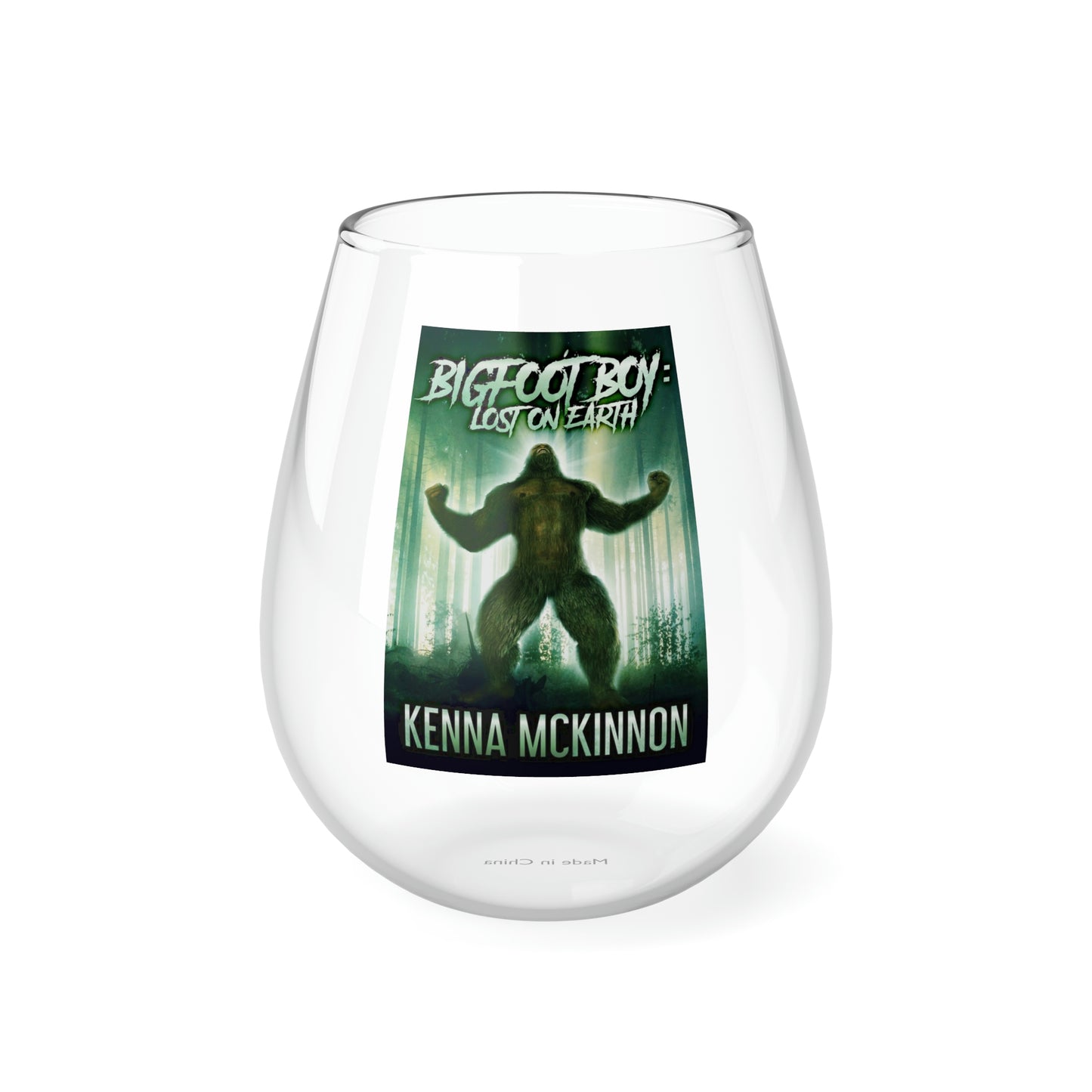 Bigfoot Boy - Stemless Wine Glass, 11.75oz