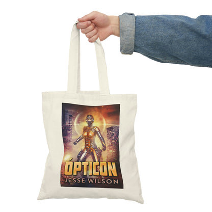 Opticon - Natural Tote Bag