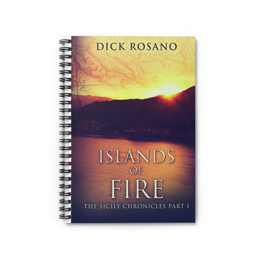 Islands Of Fire - Spiral Notebook