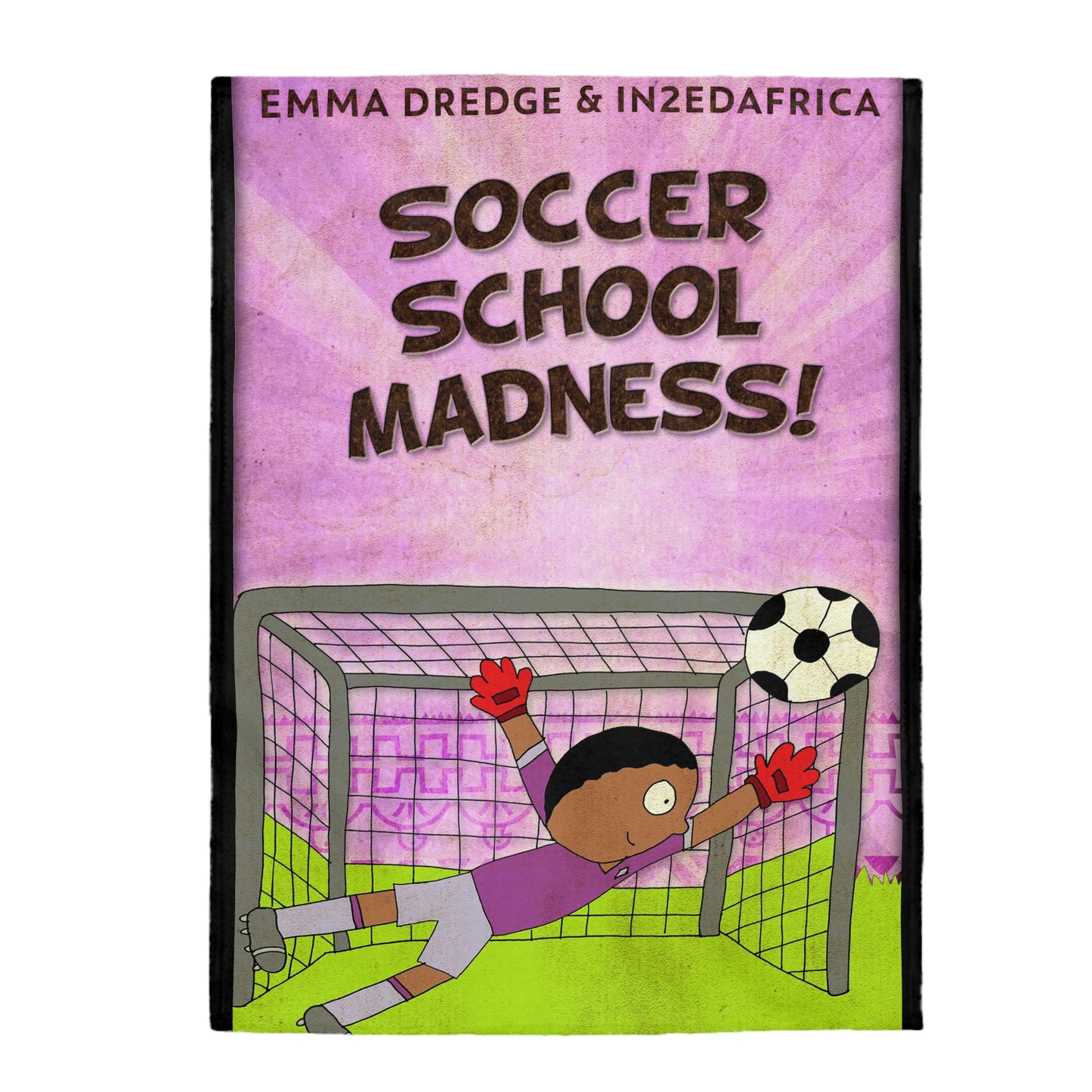 Soccer School Madness! - Velveteen Plush Blanket