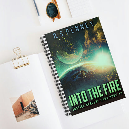 Into The Fire - Spiral Notebook