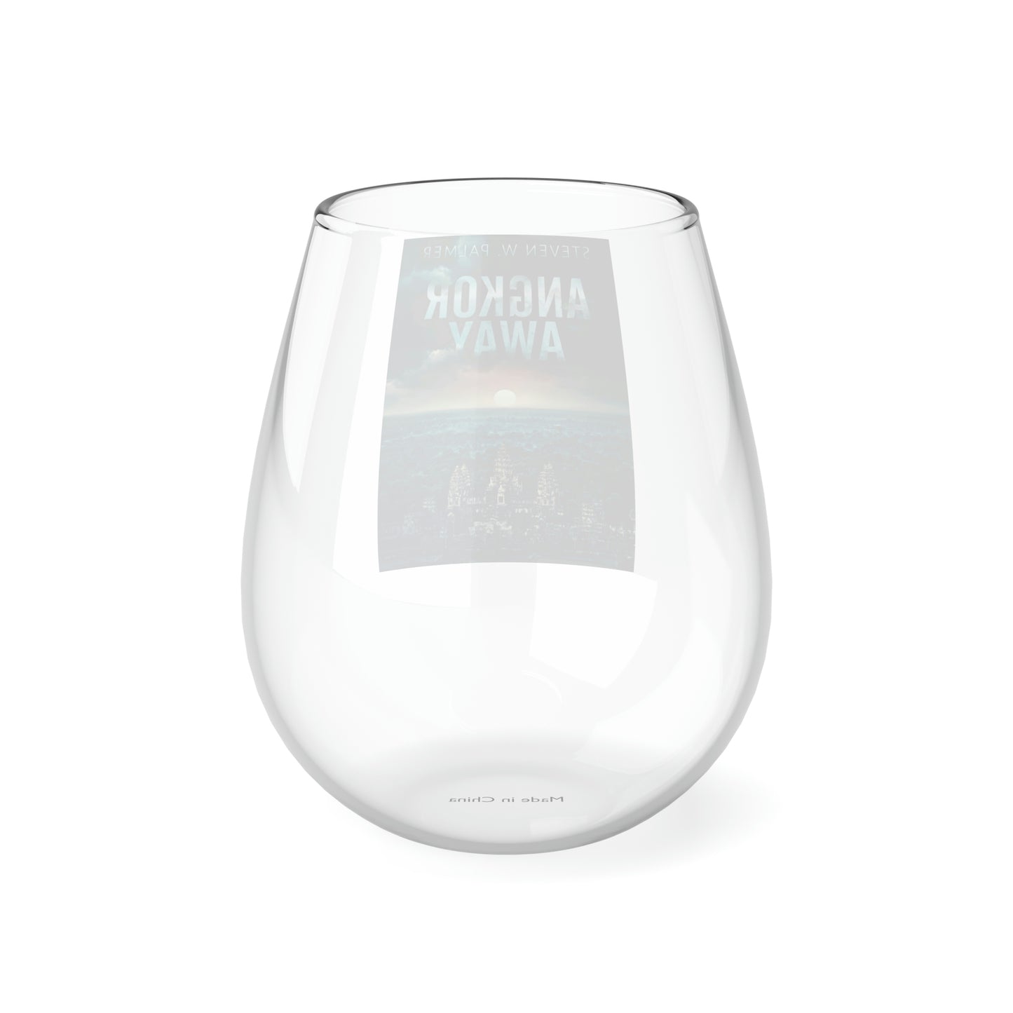 Angkor Away - Stemless Wine Glass, 11.75oz