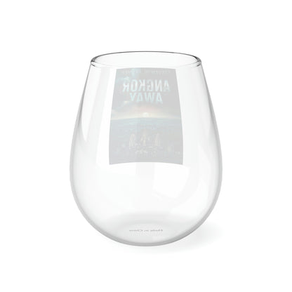 Angkor Away - Stemless Wine Glass, 11.75oz