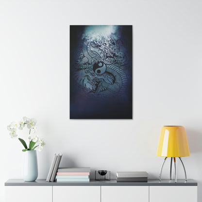 Blue Dragon - Canvas