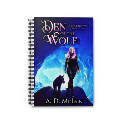 Den Of The Wolf - Spiral Notebook