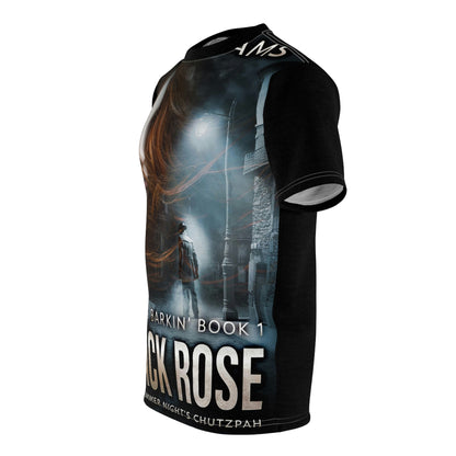 Black Rose - Unisex All-Over Print Cut & Sew T-Shirt