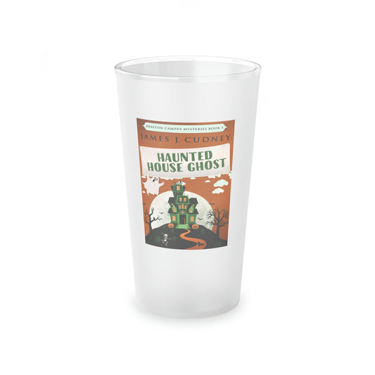 Haunted House Ghost - Frosted Pint Glass