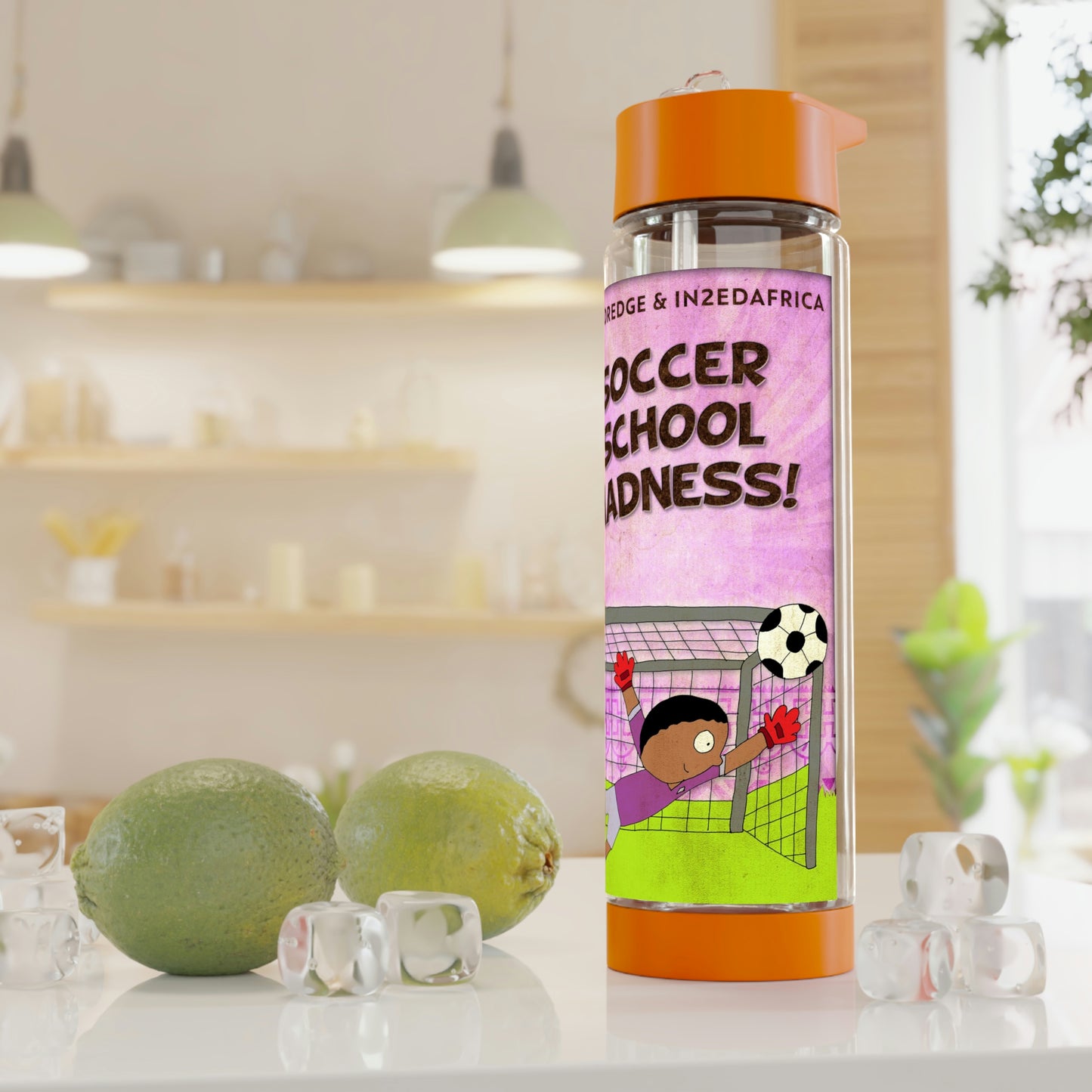 Soccer School Madness! - Infuser Water Bottle