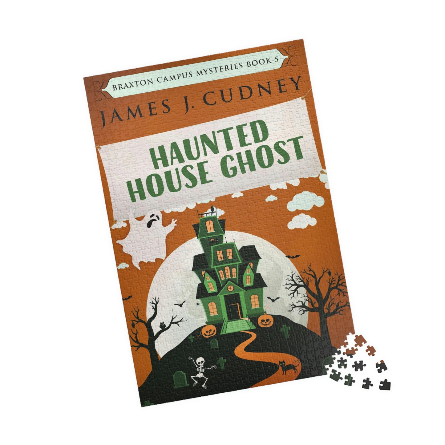 Haunted House Ghost - 1000 Piece Jigsaw Puzzle