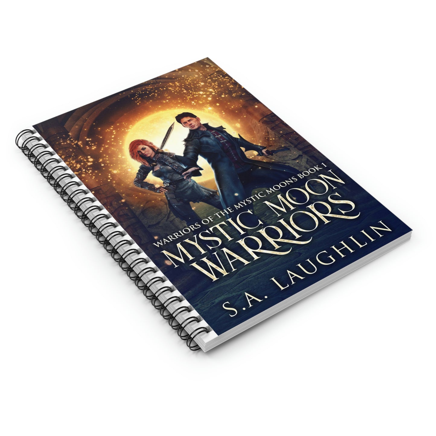 Mystic Moon Warriors - Spiral Notebook