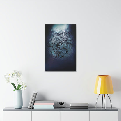 Blue Dragon - Canvas