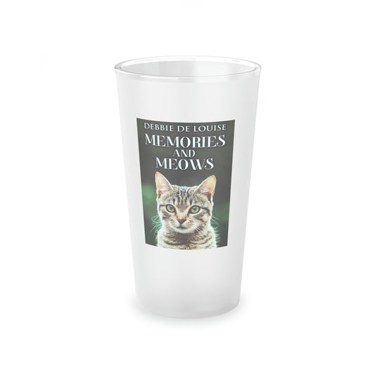 Memories And Meows - Frosted Pint Glass