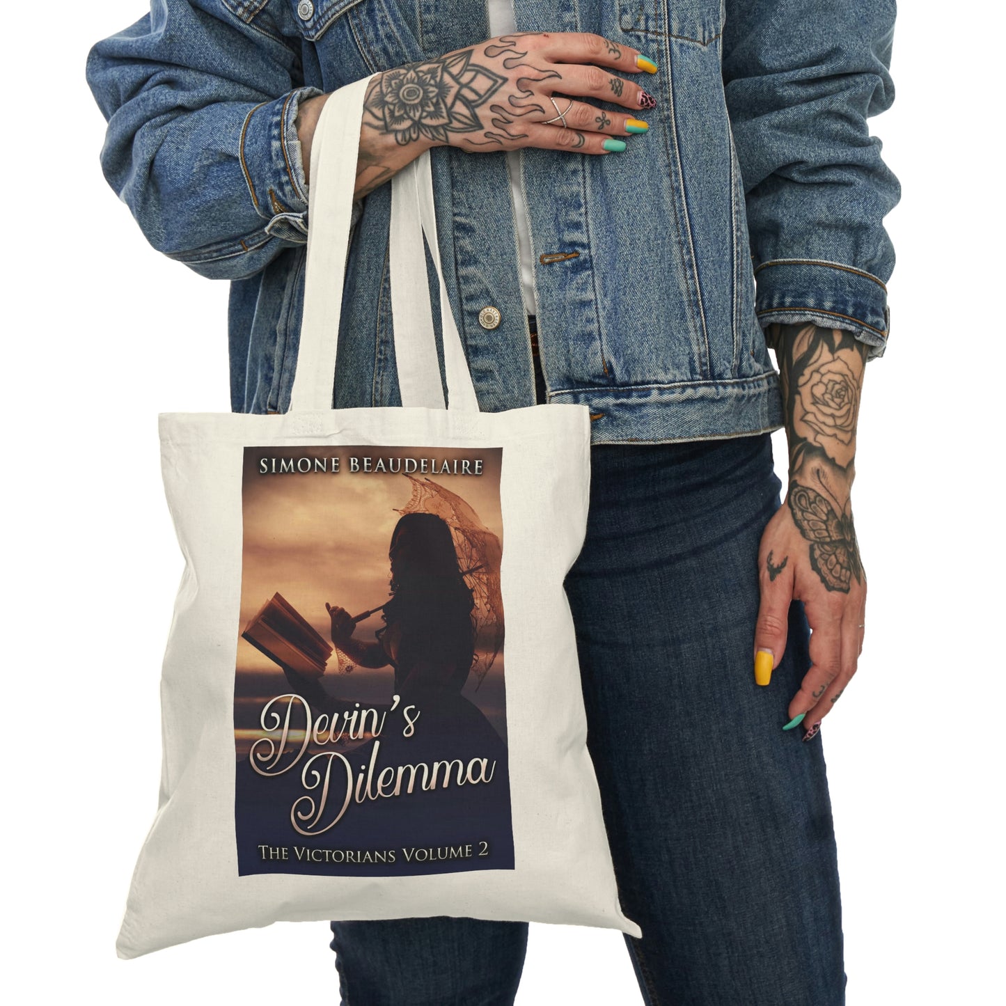 Devin's Dilemma - Natural Tote Bag