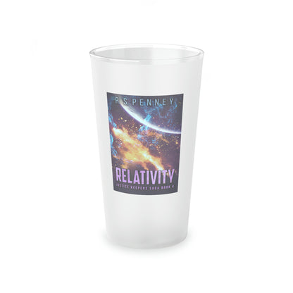 Relativity - Frosted Pint Glass