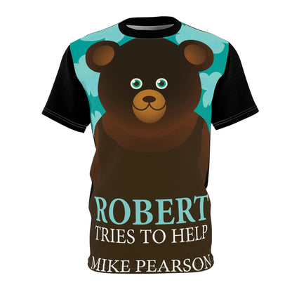 Robert Tries To Help - Unisex All-Over Print Cut & Sew T-Shirt