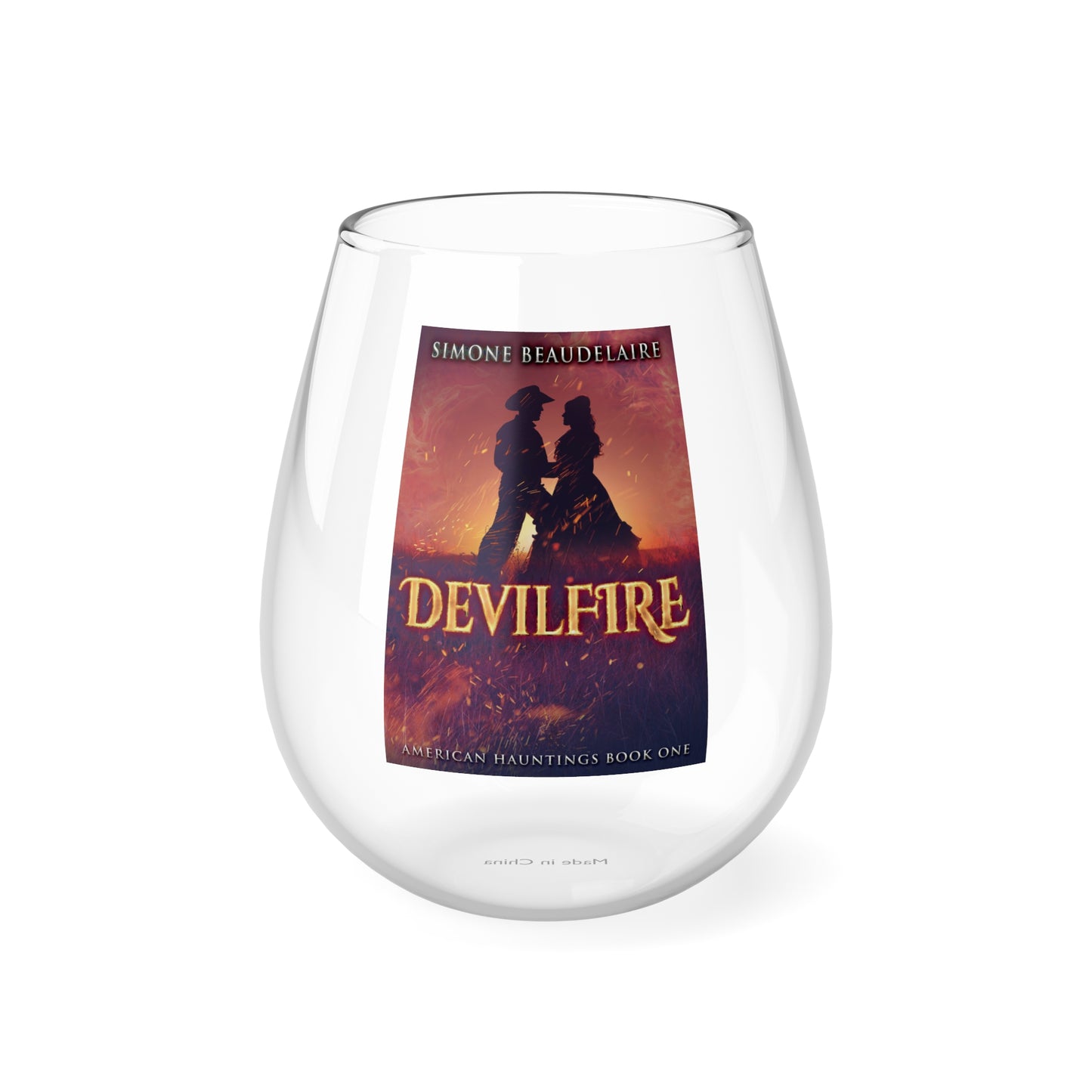 Devilfire - Stemless Wine Glass, 11.75oz