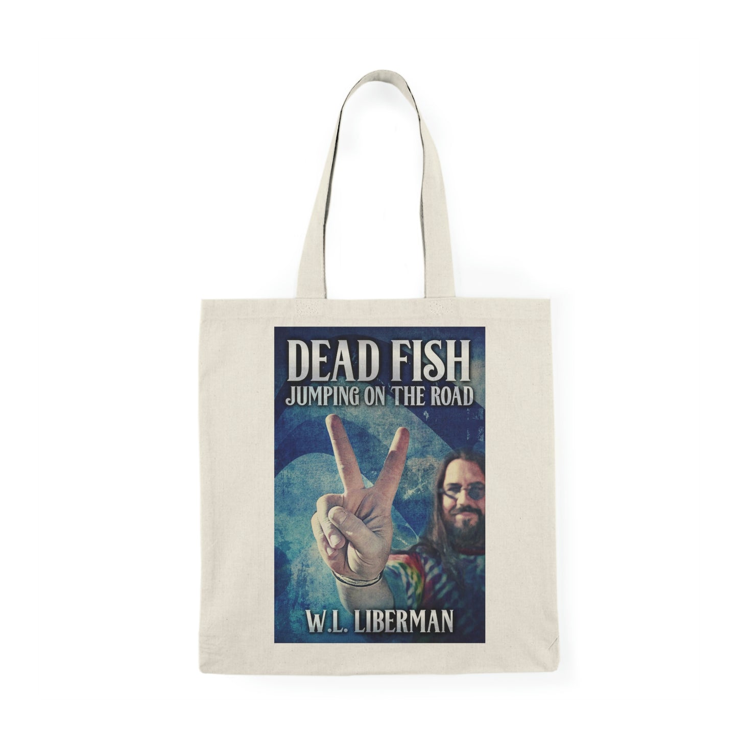 Dead Fish Jumping On The Road - Natural Tote Bag